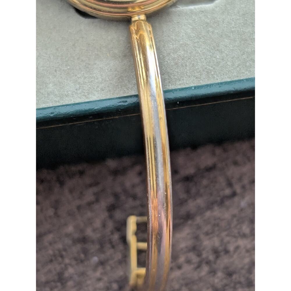 Gucci Vintage Interchangeable 23 Bezel Watch Set Lot of 2 Gold Tone Bangle Link - Picture 5 of 16